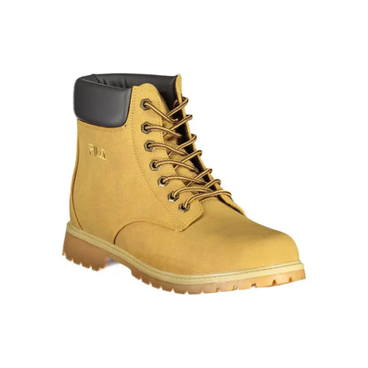 Fila Vibrant Yellow Contrast Lace-up Boots - Ankelstøvler