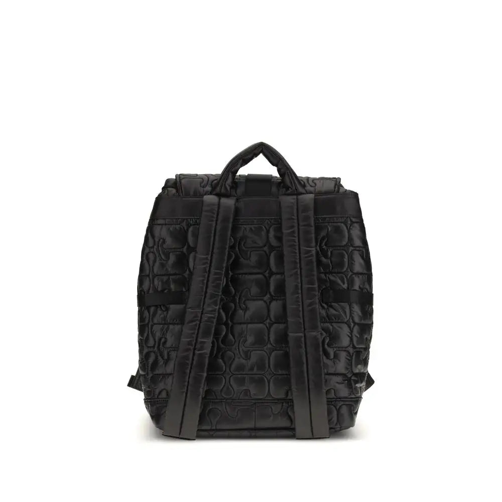 Ganni Black Recycled Polyamide Backpack