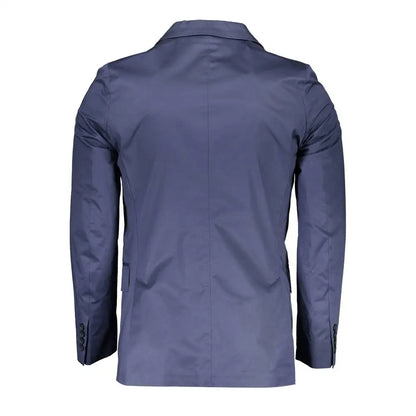 Gant Blue Cotton Men Jacket - IT50/L - Jakke