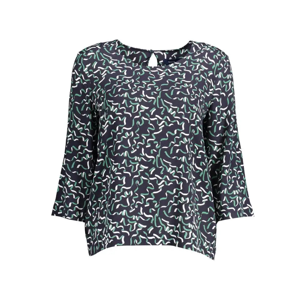 Gant Blue Viscose Sweater - Sweaters