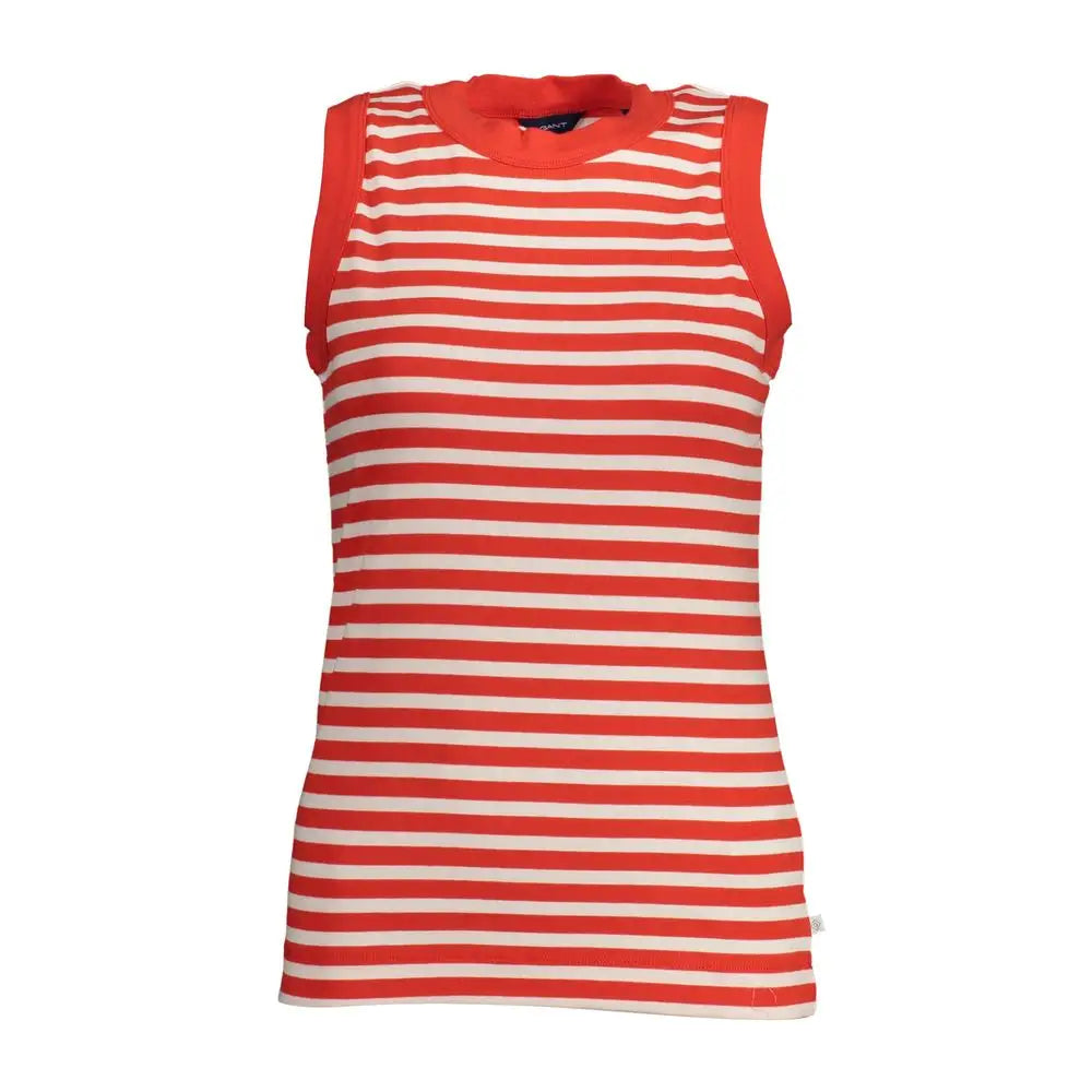Gant Red Cotton Tank Top - XS - T-shirts