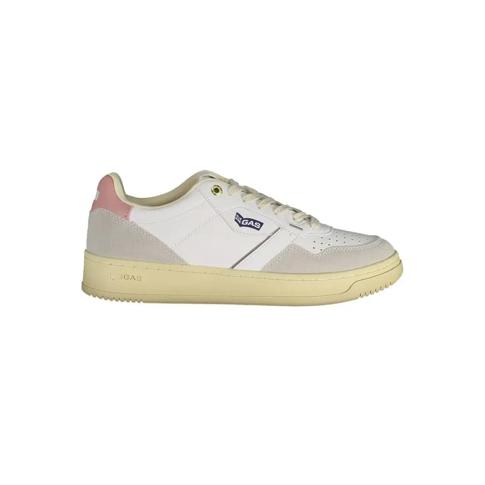 Gas White Artificial Leather Sneakers - Sneakers