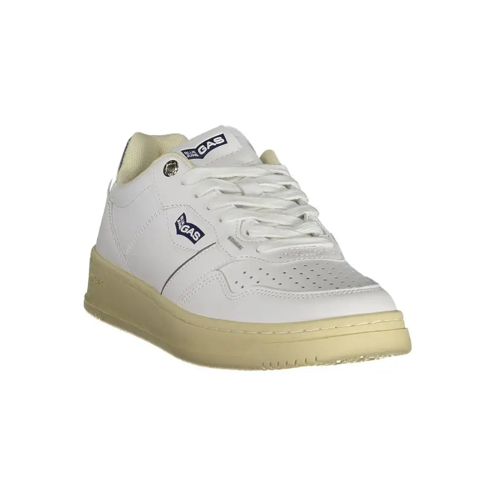 Gas White Artificial Leather Sneakers - Sneakers
