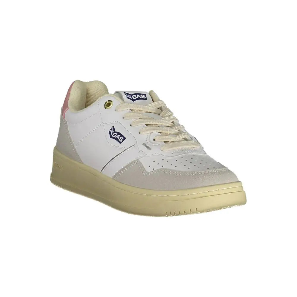 Gas White Artificial Leather Sneakers - Sneakers