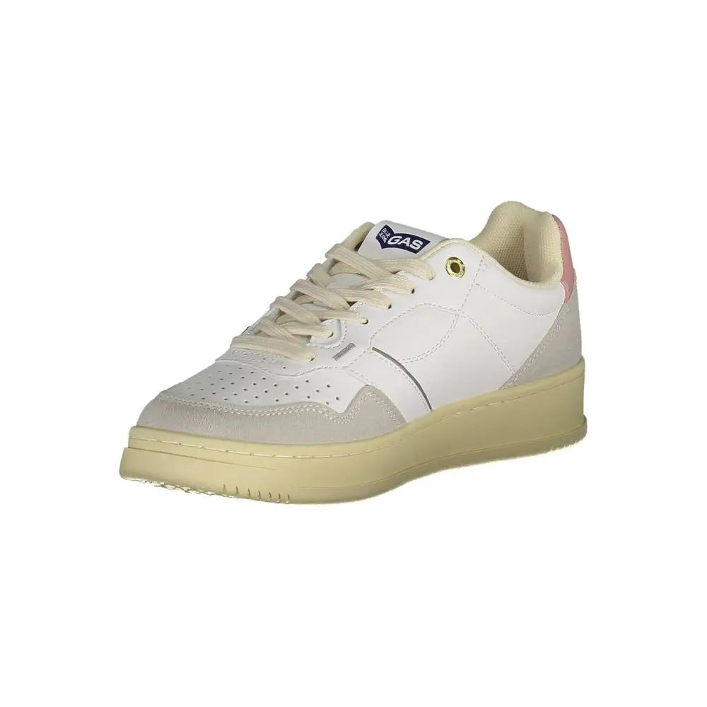 Gas White Artificial Leather Sneakers - Sneakers