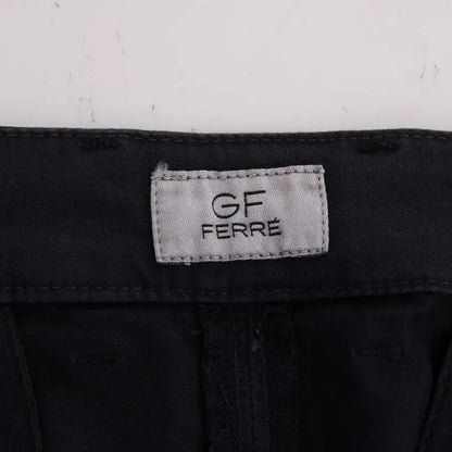 GF Ferre Blue Cotton Stretch Chinos Pants
