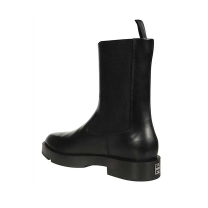 Givenchy Black Calfskin Chelsea Boots - 42 - Ankelstøvler