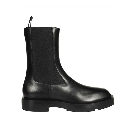 Givenchy Black Calfskin Chelsea Boots - 42 - Ankelstøvler