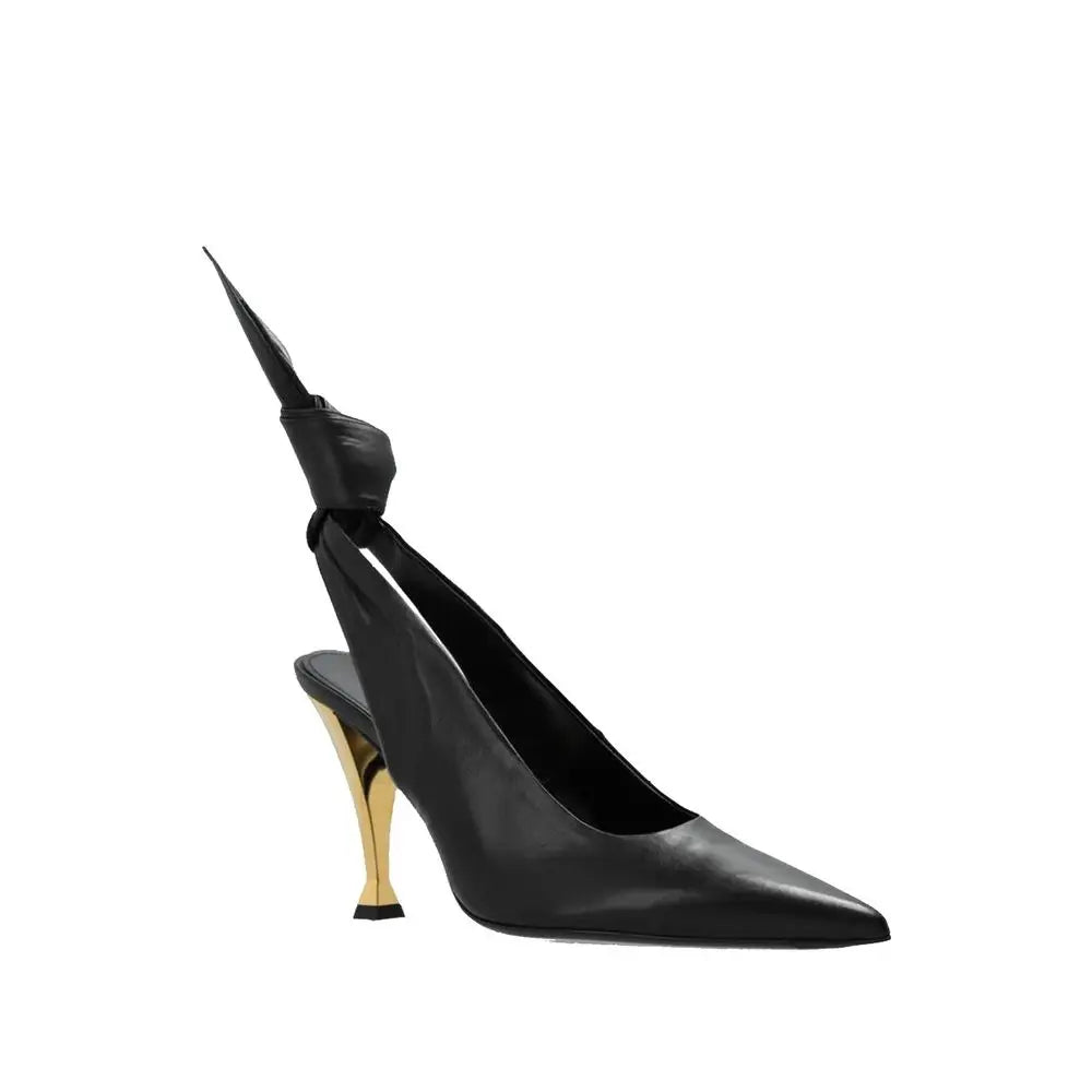 Givenchy Black Calfskin High Heel Pumps - Højhælede sko