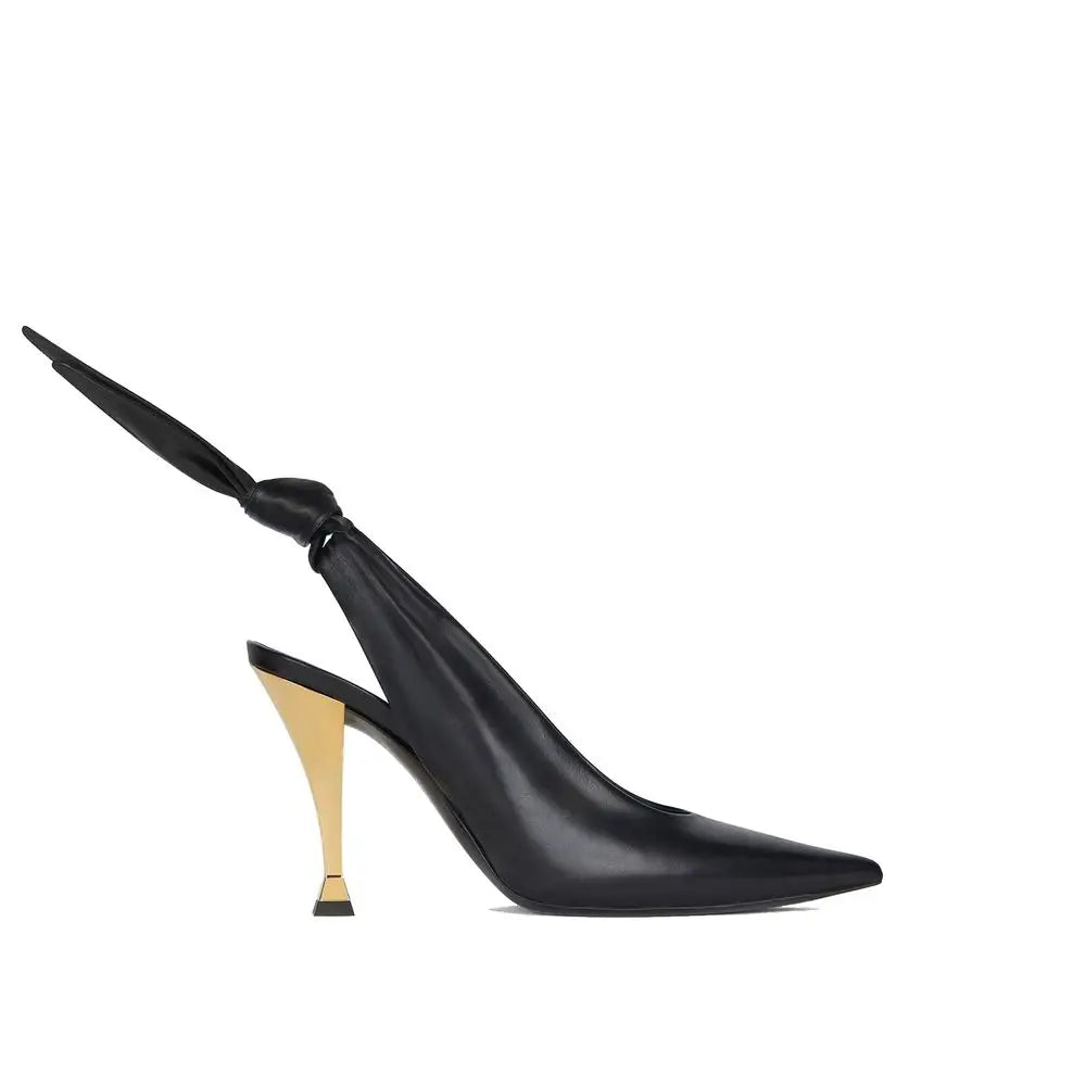 Givenchy Black Calfskin High Heel Pumps - Højhælede sko