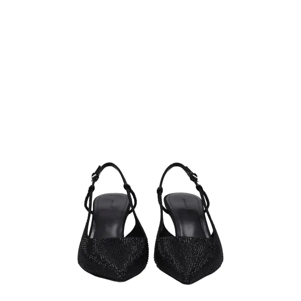 Givenchy Black Fabric High Heel Pumps