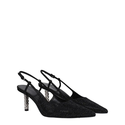 Givenchy Black Fabric High Heel Pumps