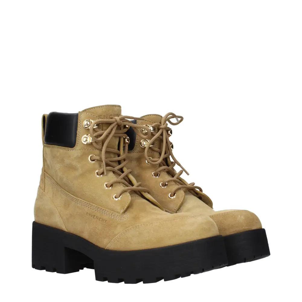 Givenchy Brown Leather Ankle Boots - Ankelstøvler