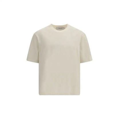 Golden Goose beige cotton minimalist crew-neck t-shirt