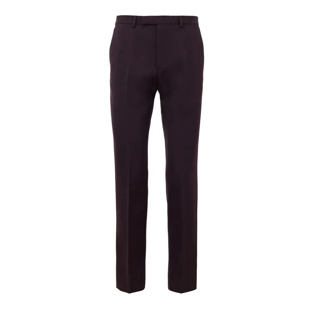 Gucci Bordeaux Wool Dress Pants