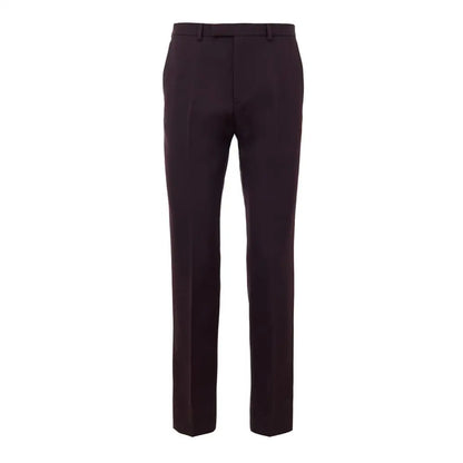 Gucci Bordeaux Wool Dress Pants