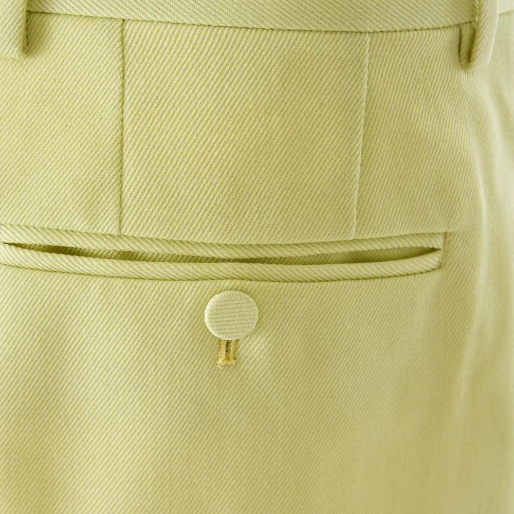 Gucci Lime Yellow Polyester Pants