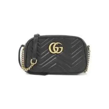 Gucci Sort Dame Læder Crossbody Taske