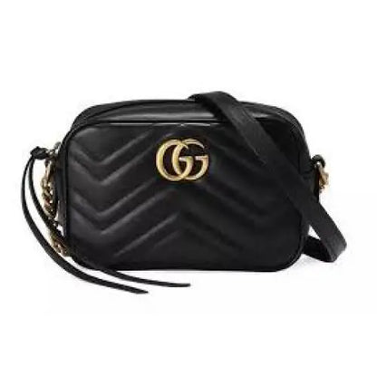 Gucci Sort Dame Læder Crossbody Taske