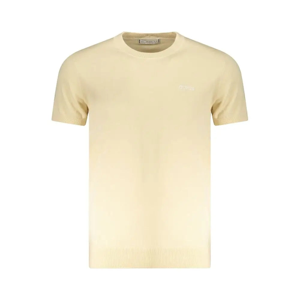 Guess Jeans Beige Cotton Sweater - Sweaters