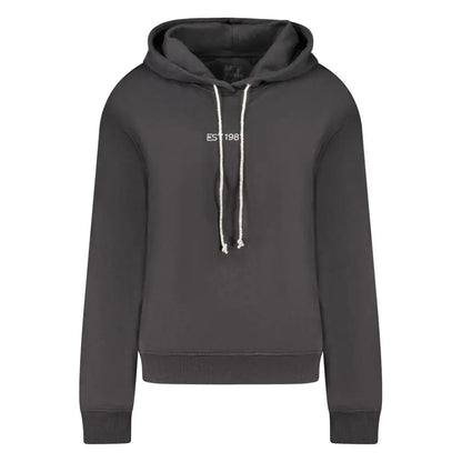 Guess Jeans Black Cotton Sweater - Sweaters