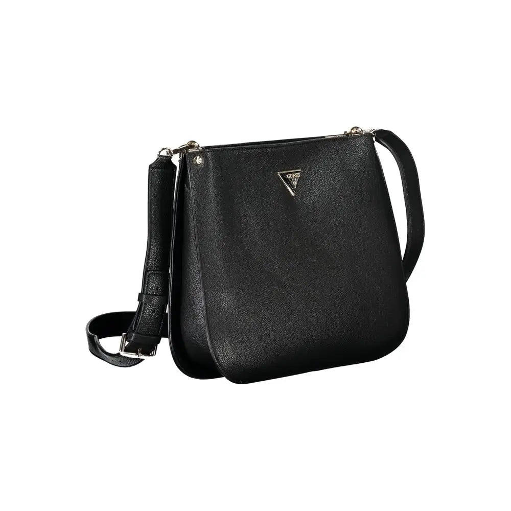 Guess Jeans Black Polyethylene Handbag - Håndtasker