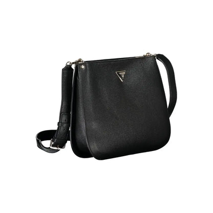 Guess Jeans Black Polyethylene Handbag - Håndtasker