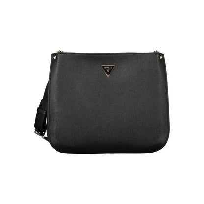 Guess Jeans Black Polyethylene Handbag - Håndtasker