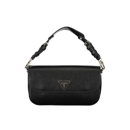 Guess Jeans Black Polyethylene Handbag - Håndtasker