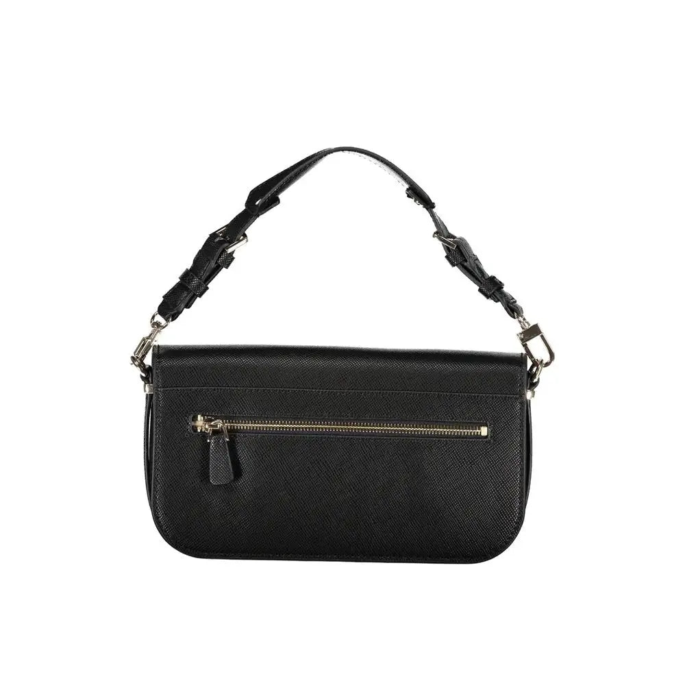 Guess Jeans Black Polyethylene Handbag - Håndtasker