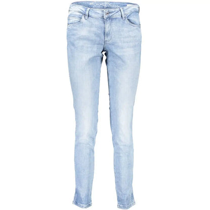 Guess jeans blå bomuldsjeans med slim fit og subtil fading