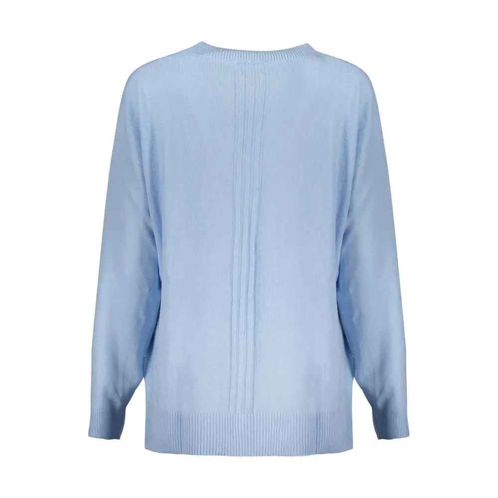 Guess Jeans Blue Cotton Sweater - Sweaters