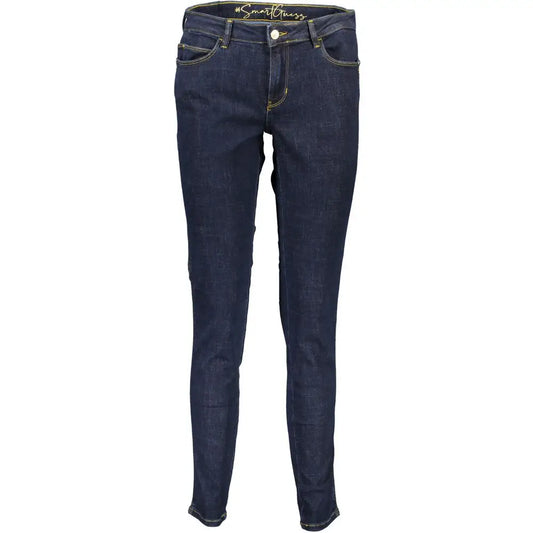 Guess Jeans Blue Cotton Women Jeans - Jeans