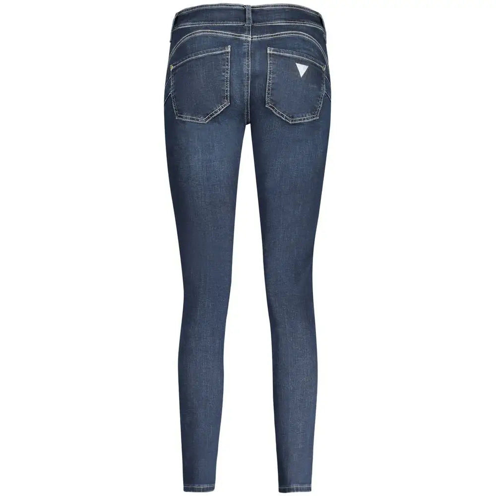 Guess Jeans Blue Cotton Women Skinny Jean - Jeans