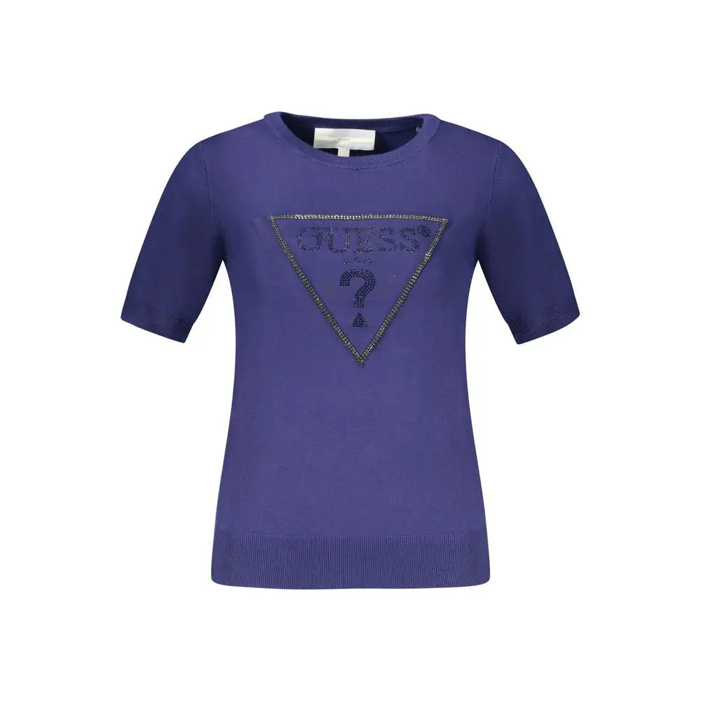 Guess Jeans Blue Viscose Women Sweater - Sweaters