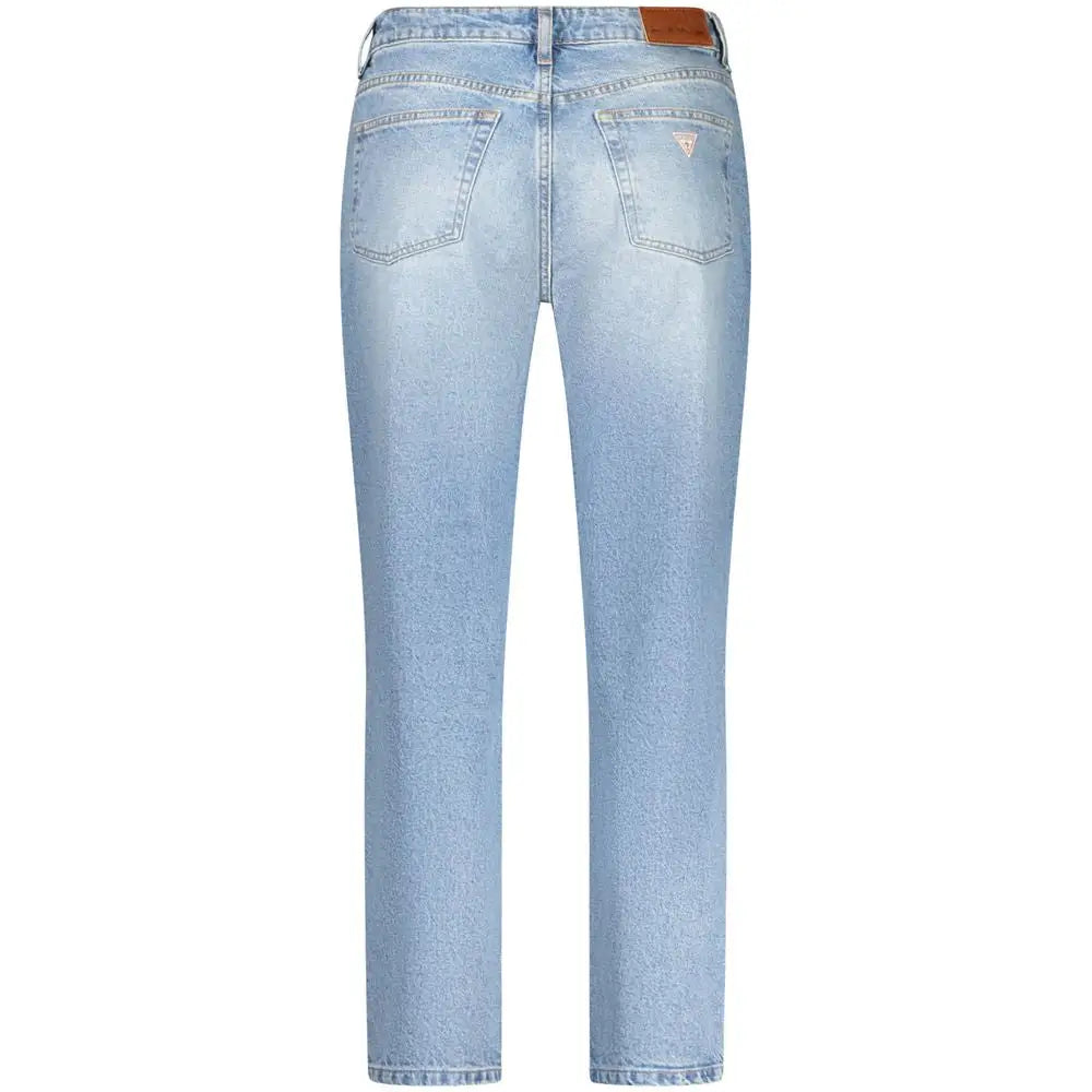 Guess Jeans Light Blue Cotton Jeans & Pant - Jeans