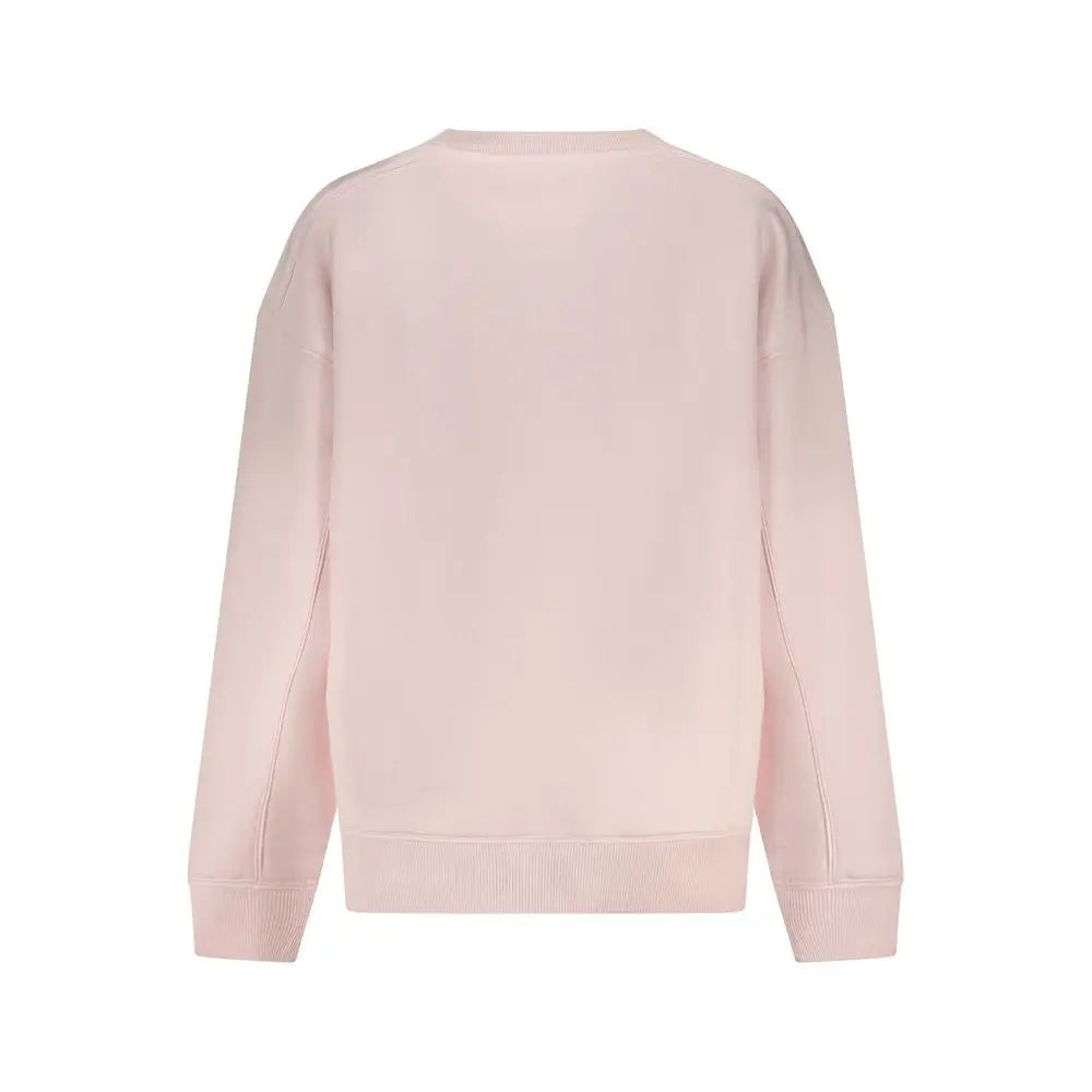 Guess Jeans Rosa bomuldssweatshirt i blød pink bomuld til kvinder