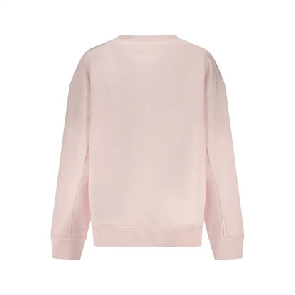 Guess Jeans Rosa bomuldssweatshirt i blød pink bomuld til kvinder