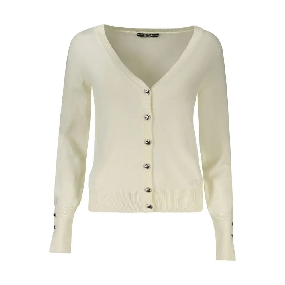 Guess Jeans White Viscose Women Sweater - Sweaters