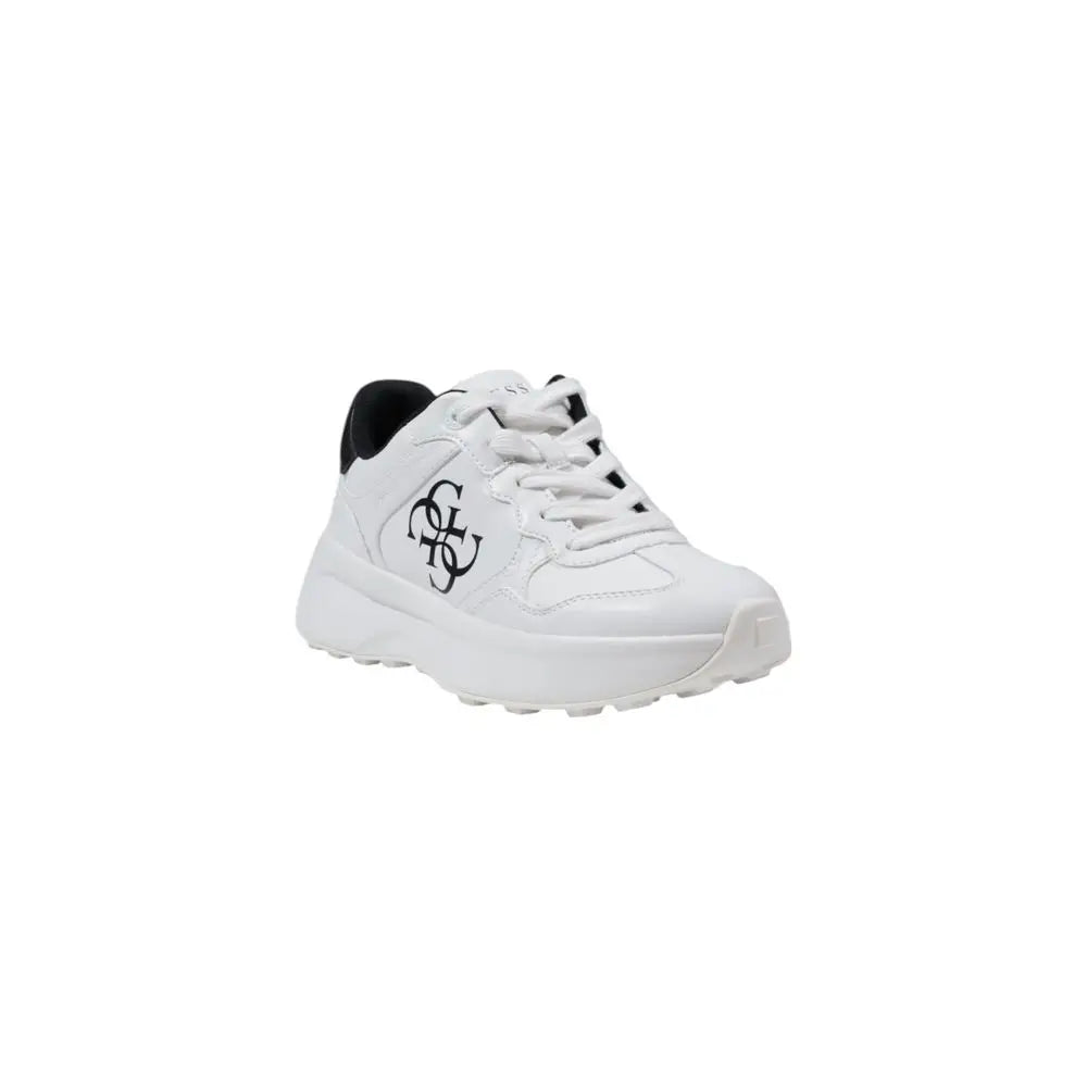 Guess White Polyethylene Sneakers