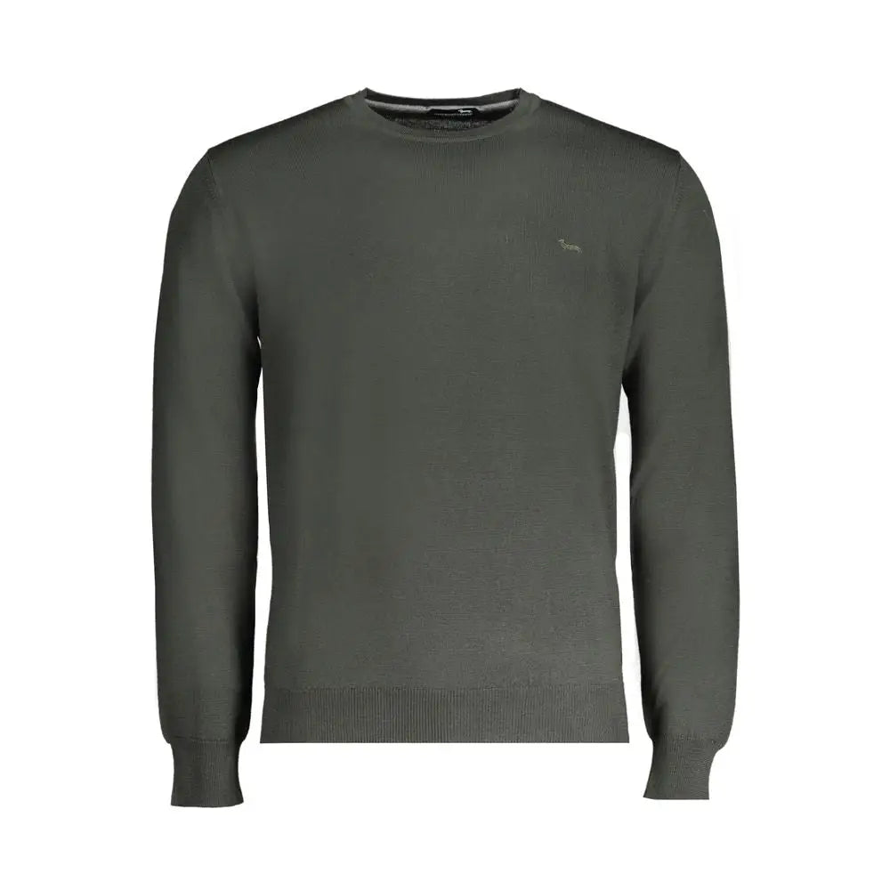 Harmont & Blaine grøn uldsweater, outlet mærkevarer, spar 30-70%