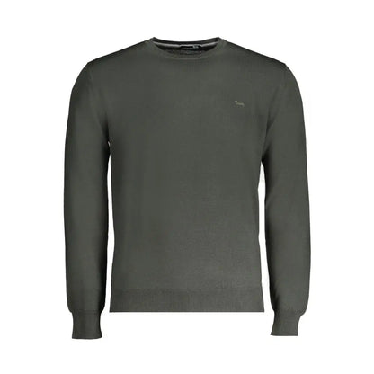 Harmont & Blaine grøn uldsweater, outlet mærkevarer, spar 30-70%