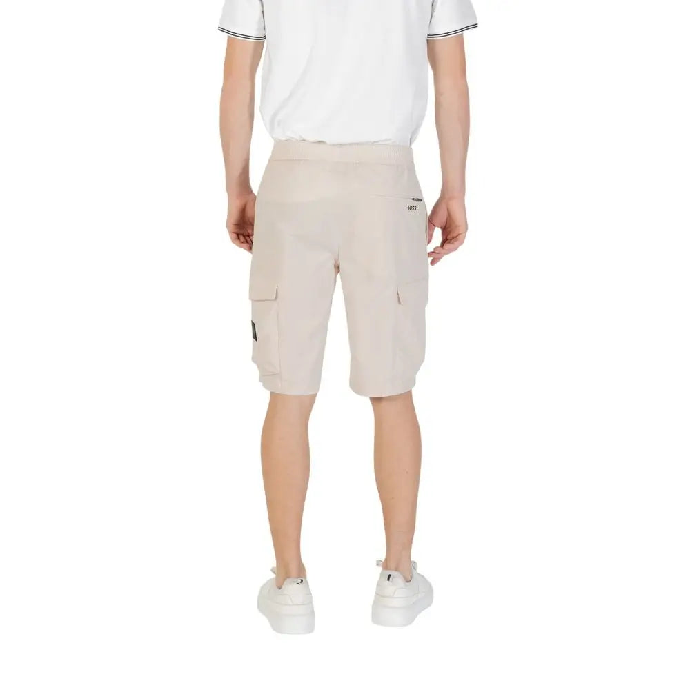 Hugo Boss Beige Polyester Bermuda