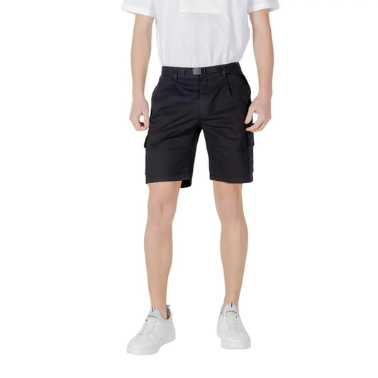 Hugo Boss Black Cotton Bermuda