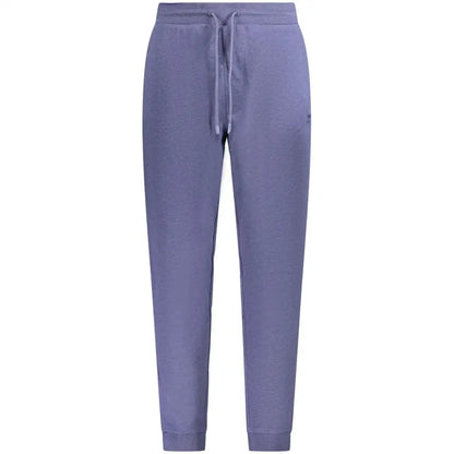 Hugo boss blue purple joggers med snørebånd og ribbade manchetter
