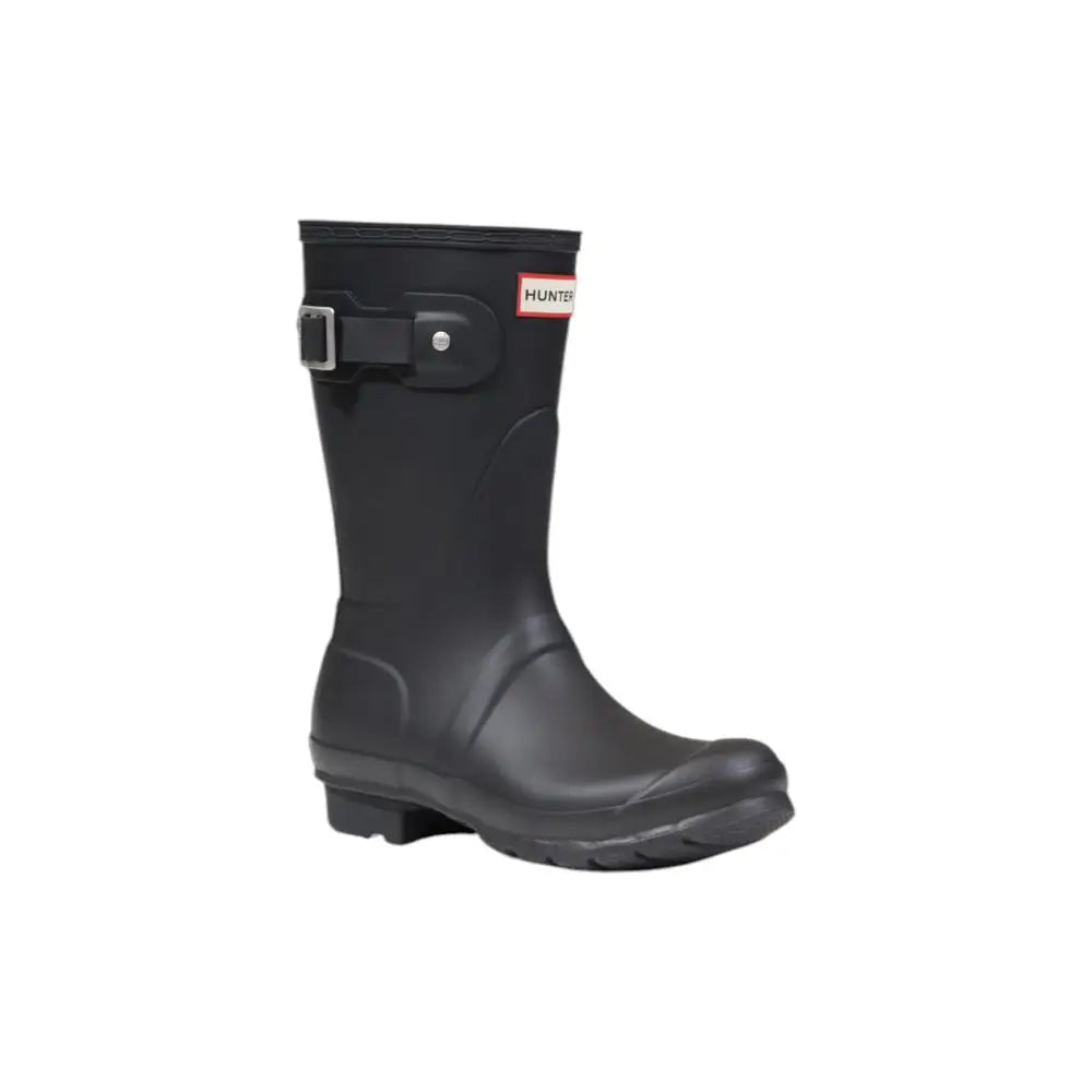 Hunter Black Recycled Polyester Boot - EU36/US6 - Støvler