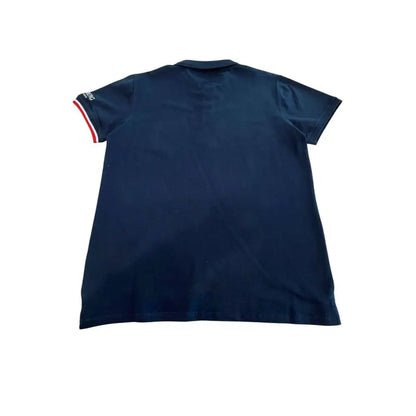 Iceberg Blue Cotton Men Polo Shirt