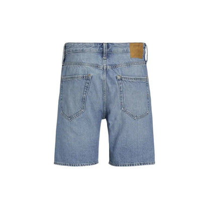 Jack Jones Blue Cotton Bermuda