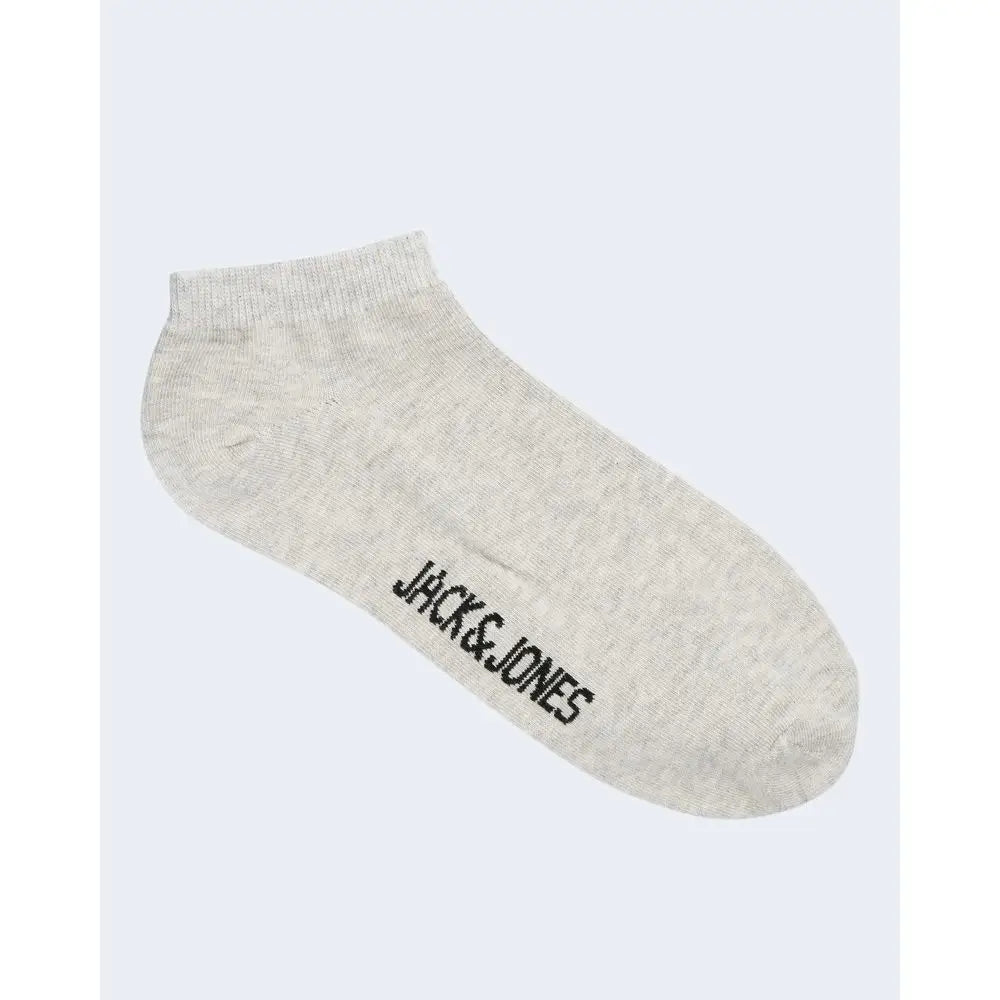 Jack Jones Gray Cotton Sock - One Size - Sokker