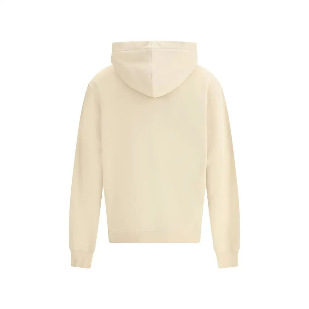 Jacquemus beige cotton sweatshirt i cremfarvet bomuld med lange ærmer